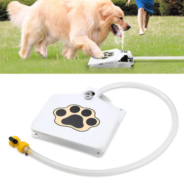 Step-on dog water fountain