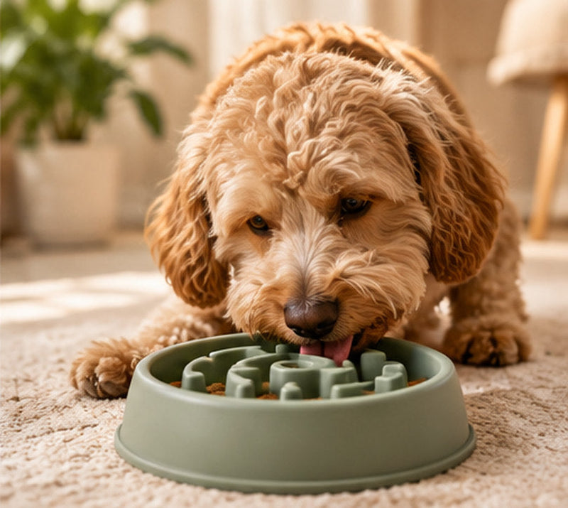 Illustrative lifestyle photo for Slow Feeding dog enrichment products