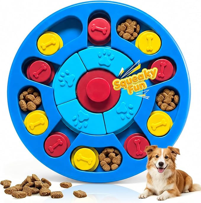 Product image of Interactive Dog Treat Puzzle, Blue