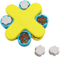 Product image of Three-Tier Rotating Treat Puzzle, Yellow