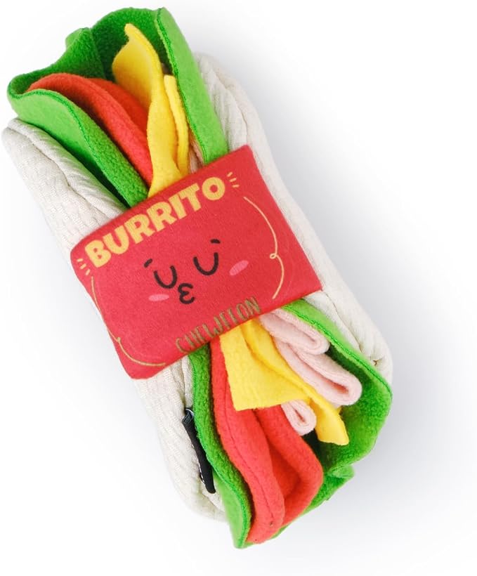 Product image of Burrito Snuffle Toy with Hidden Treat Pockets