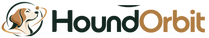 HoundOrbit horizontal dog orbit logo