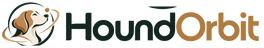 HoundOrbit horizontal dog orbit logo
